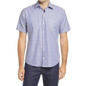 NWT PETER MILLAR Gaston Falls Short Sleeve Shirt